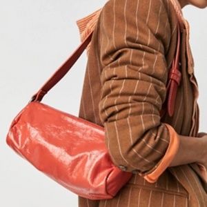 Free People Vibrant Orange Shoulder Bag